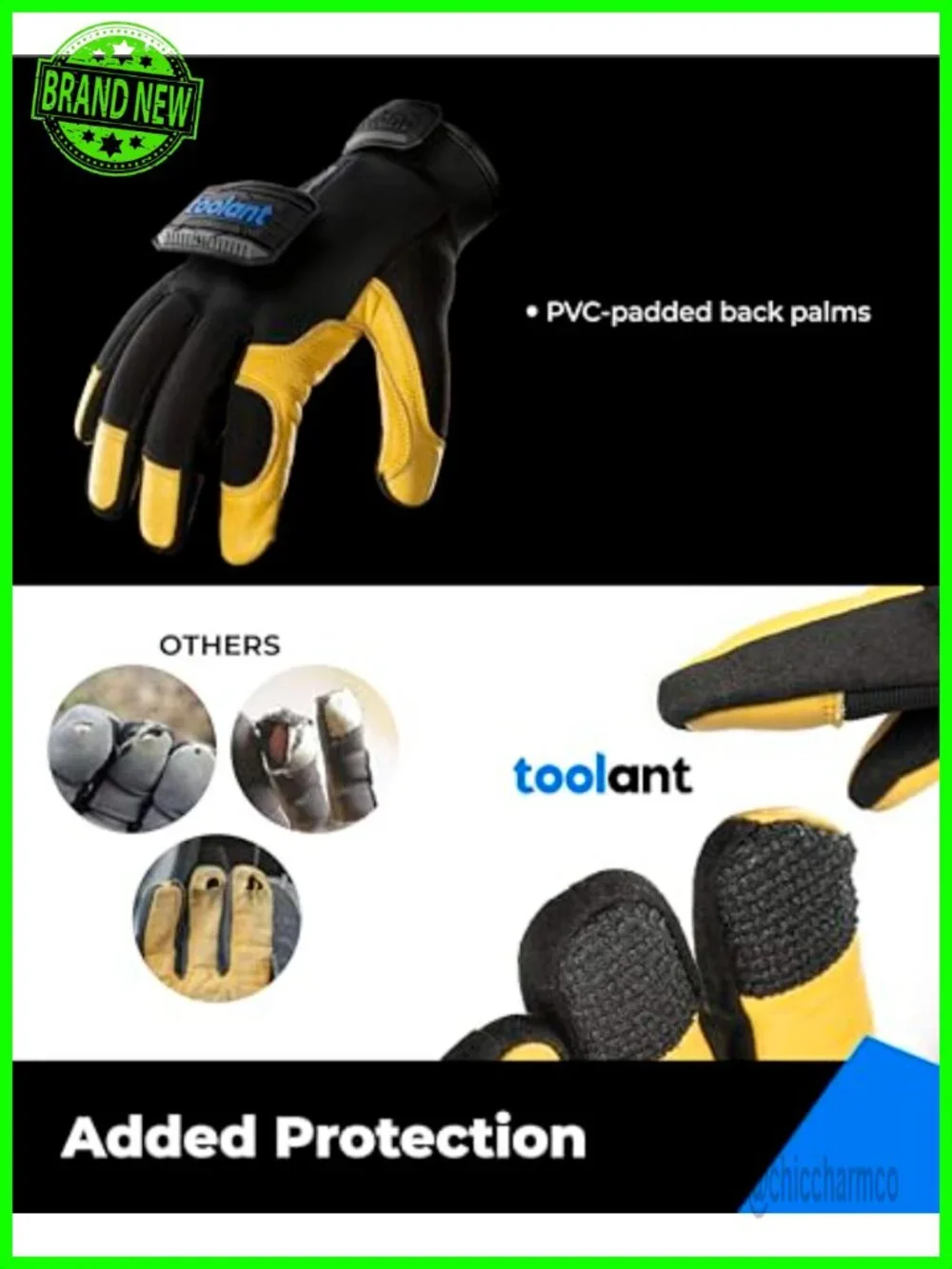 Heavy Duty Leather Winter Work Gloves with 3M Lining Impact Protection